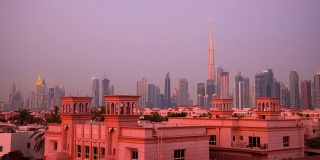 迪拜的日落时间