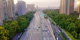 中城高架公路鸟瞰图