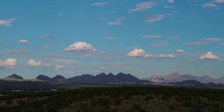 新墨西哥州的Las Cruces——圣安德烈斯山脉