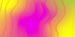 抽象渐变条纹线彩色紫色波浪运动背景。4 k无缝循环