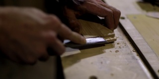 木匠清洗。手工具。切削角。木材加工。