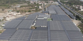 农村太阳能发电站