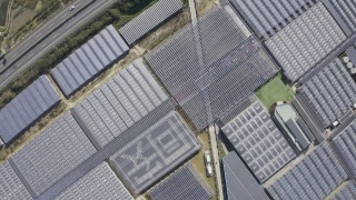 太阳能光伏电站航拍图视频素材模板下载