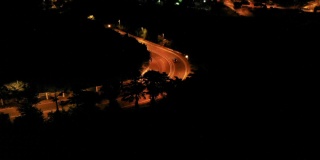 夜间道路场景