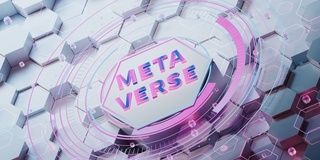 Metaverse的概念，3d渲染。