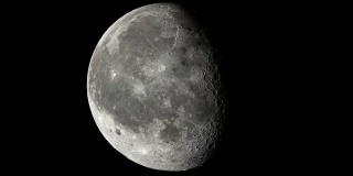 月相由新月过渡到满月，并可循环往复