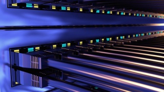 接收云托管数据中心大数据的网络交换机是可循环的视频素材模板下载