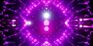 紫色和粉红色晶体闪烁灯光背景VJ环