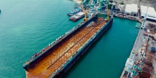 香港货柜货运船码头