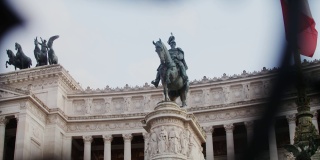 罗马的风景和观光:Vittoriano。