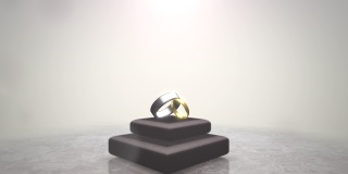 舞台上的结婚戒指