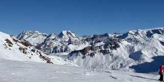 滑雪场的滑雪场冬季滑雪