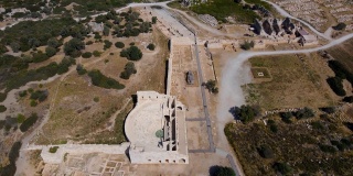 古希腊舞台在土耳其帕塔拉的圆形剧场，加速的效果