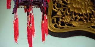 中国灯笼装饰元素流苏