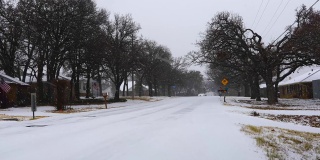 2022年2月3日，德克萨斯州高地村发生暴风雪