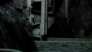 阿根廷圣克鲁兹省里约热内卢Turbio的老煤矿内部。视频素材模板下载