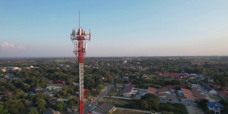 高塔或电杆通信