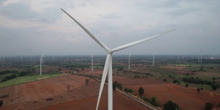 风力涡轮机的农场
