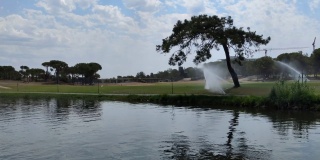 河岸草坪、高尔夫球场自动浇水