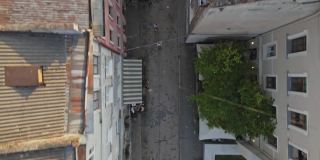直接俯瞰lviv街道