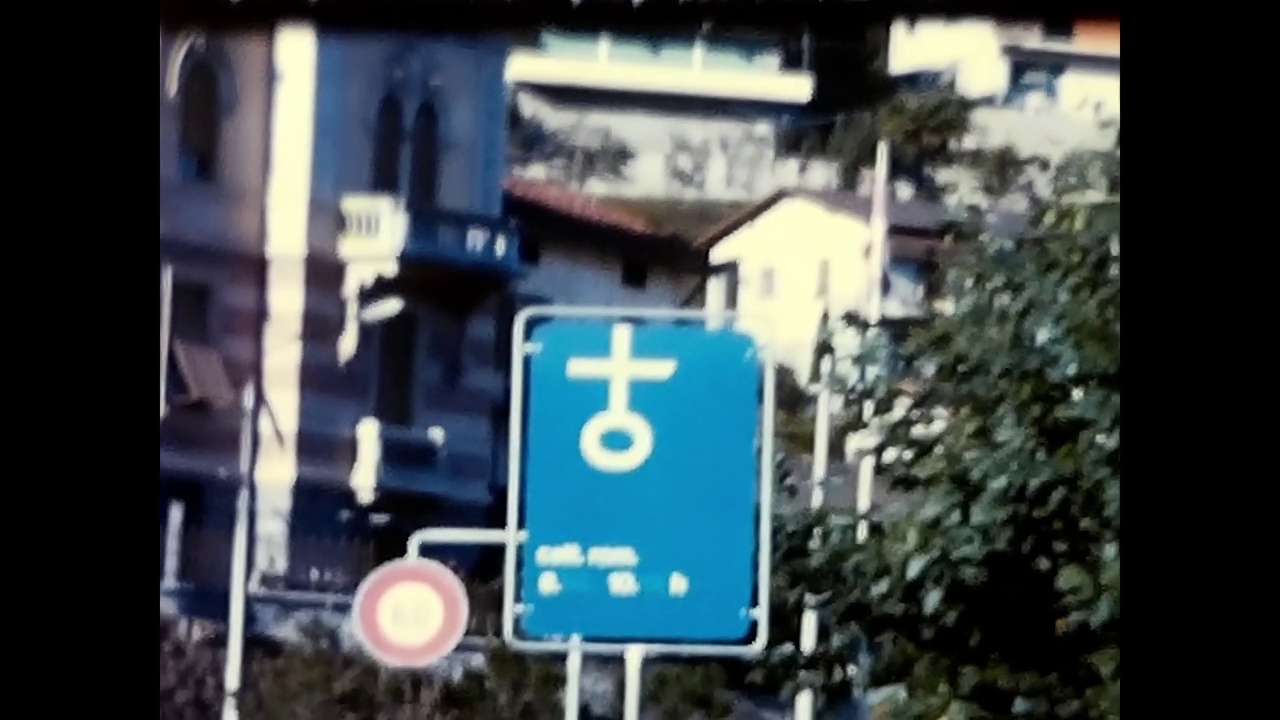 瑞士卢塞恩60年代的路标