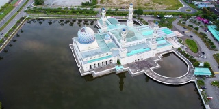 马来西亚婆罗洲沙巴的Kinabalu城市Mosque
