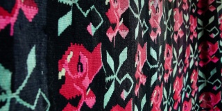 土耳其的基利姆编织车间和漂亮的地毯。