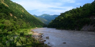 瑞诗凯诗的山和恒河景观