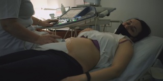 孕妇进行4D超声扫描