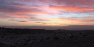 沙漠日落，内盖夫山脉