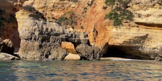 蓬塔达皮达德拉各斯阿尔加维游船海岩洞海滩岩石