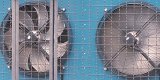 工业建筑气候控制系统用空气压缩机组，制冷散热器用旋转通风风扇