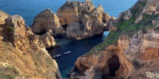 Sao Gon?alo de Lagos Algarve葡萄牙海滩岩石