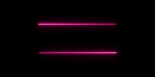 摘要粉红色发光霓虹灯，电，火和光描线框架旗帜动画库存视频-包括标志和复制空间-激光模式循环库存视频