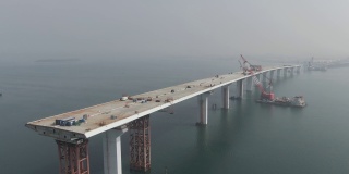跨海桥梁分段施工