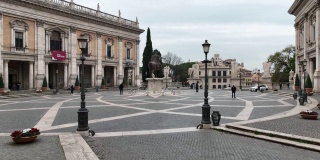 罗马Campidoglio广场，罗马市政当局的所在地。