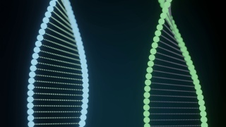 DNA链。遗传学。视频素材模板下载