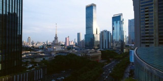 上海中部无人机拍摄
