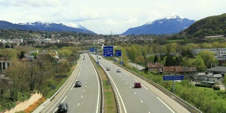 阿尔卑斯山highway-TIMELAPSE