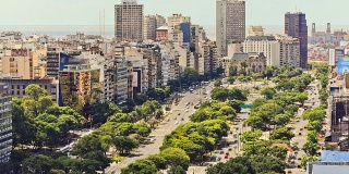 城市交通时间流逝布宜诺斯艾利斯上图