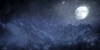 冬季景观(夜晚)-循环
