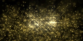 金粒子爆炸-慢镜头