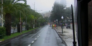 热带城市的雨