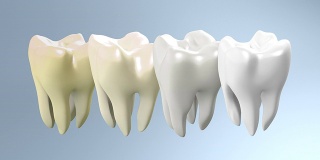 黄牙变白牙的过程