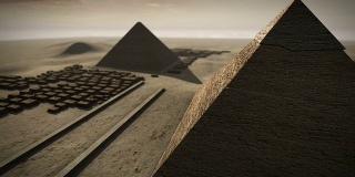 3D吉萨平台埃及动画
