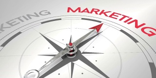 指南针指向市场营销
