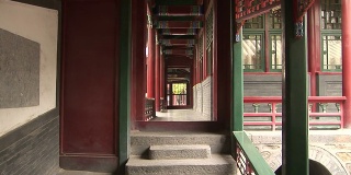 走廊在寺庙