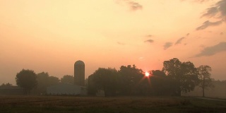 农场的日出