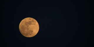 黄昏时可以看到满月(高清)