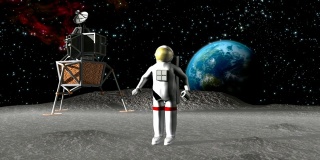 月球上的宇航员HD1080